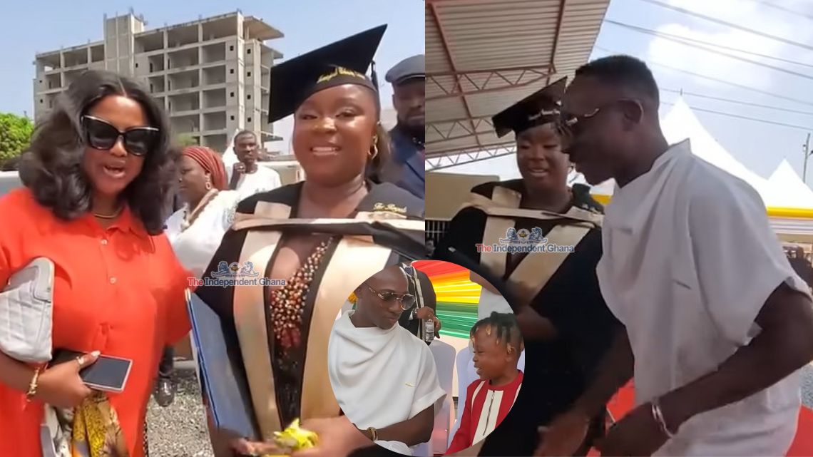 Kumawood actors McBrown, Big Akwes, Salinko, others show up at Maame Serwaa’s graduation ceremony