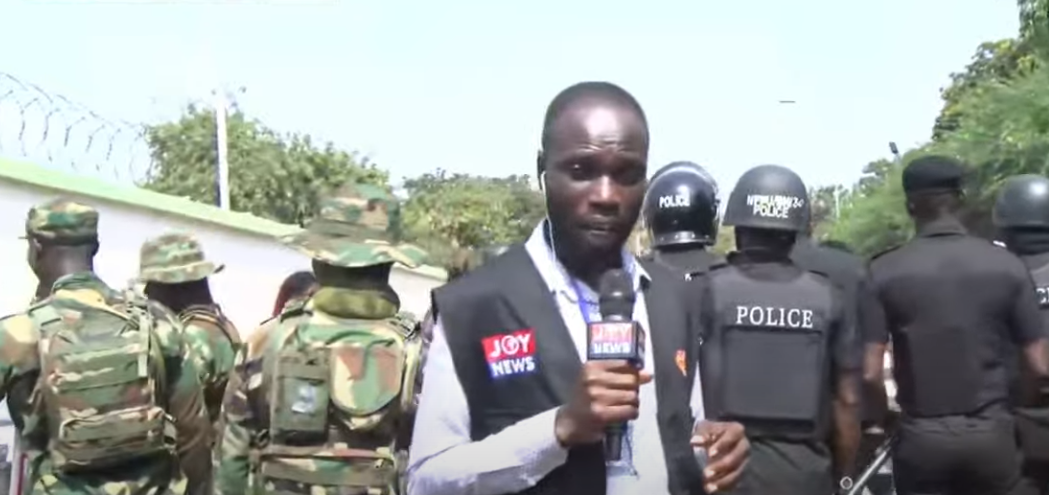 Military, police block access to Accra regional collation centre