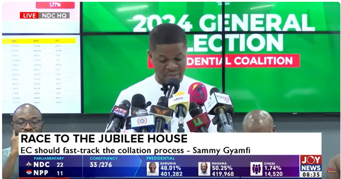 NDC has won in constituencies it never won since 1992 – Sammy Gyamfi