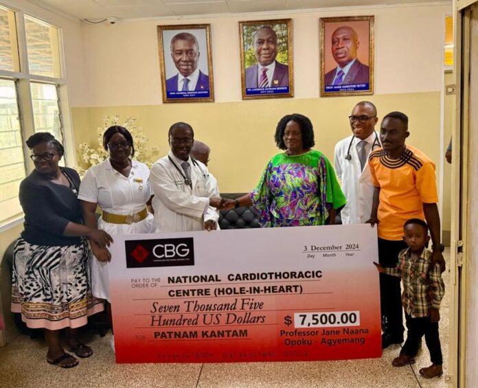 Prof. Opoku-Agyemang covers surgery costs of $7.5k for 3-year-old boy with hole in heart