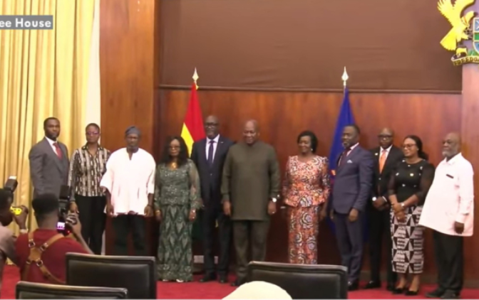 8-member Constitution Review Committee sworn in by Mahama