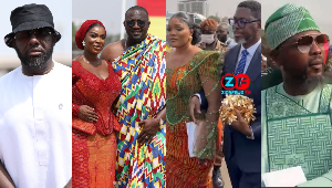 Photos: See how Bullgod, Kweku Bonsam, A-Plus, other celebs turned up for Mahama’s inauguration