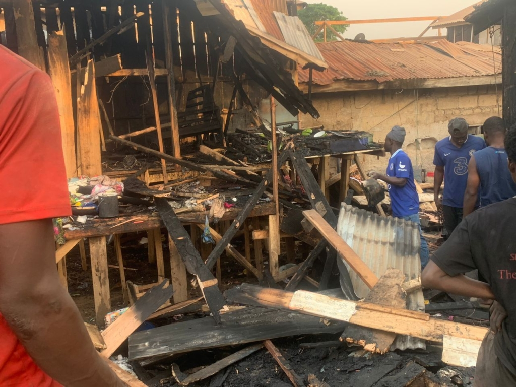 3-year-old burnt to death at Asawase-Dagomba Line