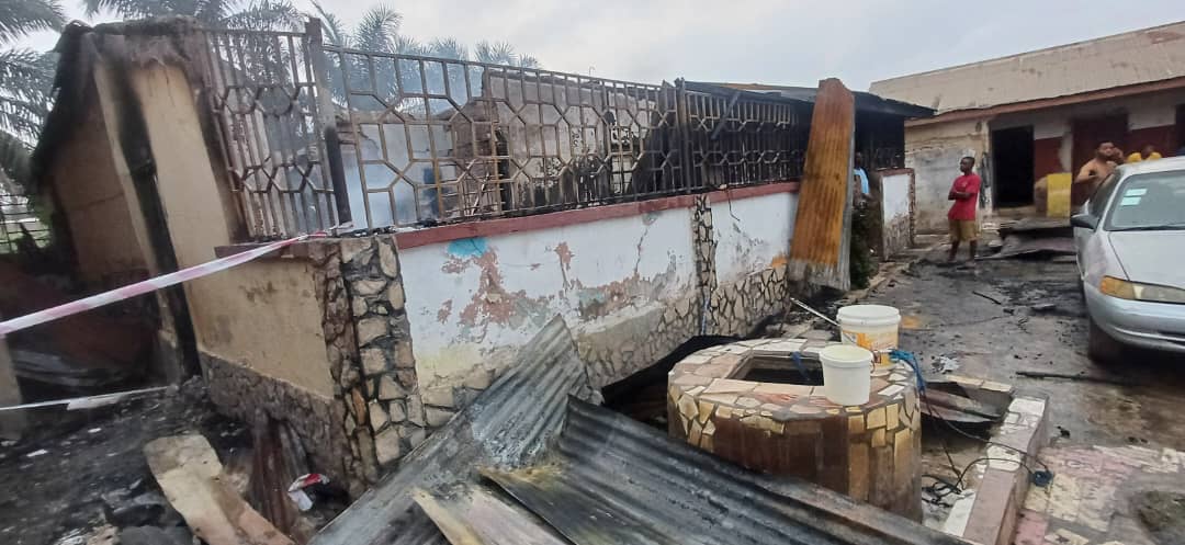 A/R: Fire kills nurse and her three children at Gyinyase