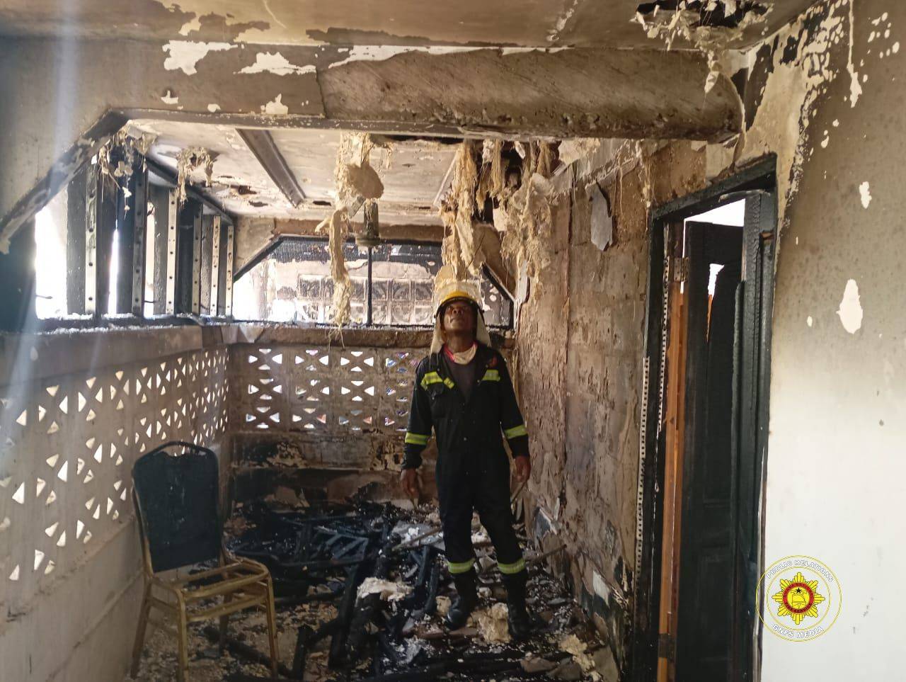 GNFS swiftly quells fire outbreak at Buipewura