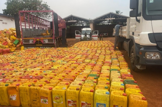 Truck loaded with smuggled cocoa beans intercepted at Akanu