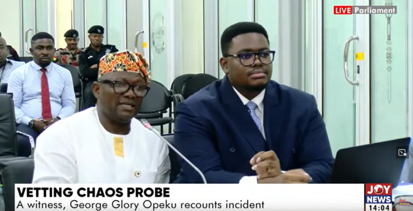 George Opeku ‘stranger’ justifies his presence at parliament’s vetting chaos