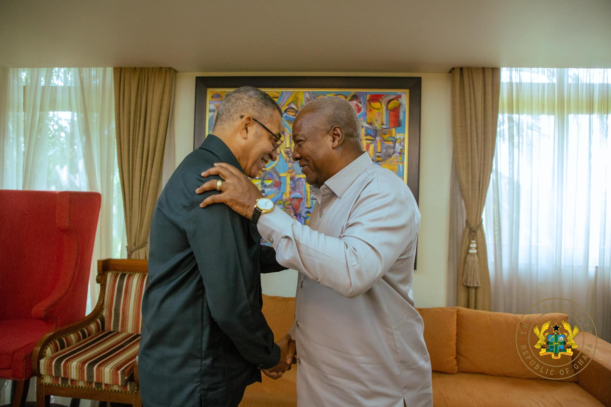 São Tomé President in Ghana for two-day visit