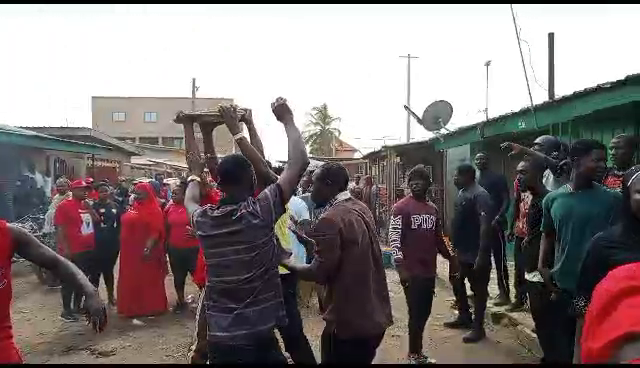 NDC office at Ashaiman vandalized by youth over discontent in appointment