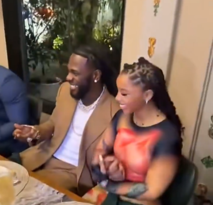 Burna Boy, Chloe Bailey spark dating rumors with matching wristwatches