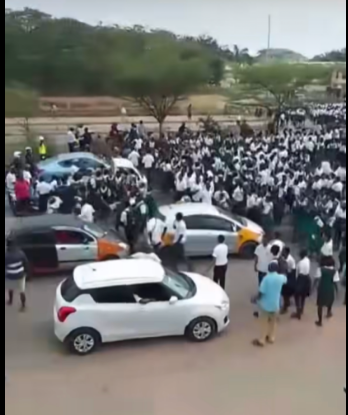 Odorgonno SHS students protest faulty traffic light following security guard’s death