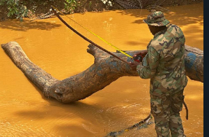 Children cross river to school: GAF engineers visit Asuokow to access situation