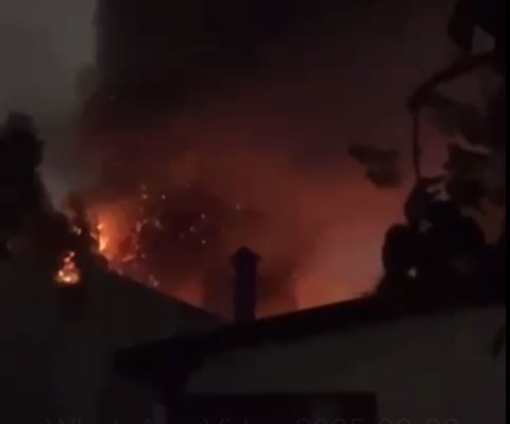 Video: Several stalls destroyed after gas explosion at University of Ghana’s Bush Canteen