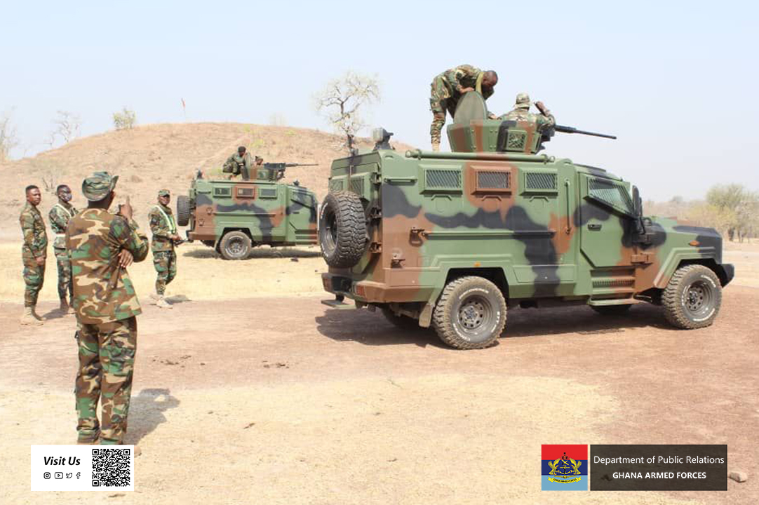 GAF’s Northern Command trains 58 soldiers in Tygra APC operations