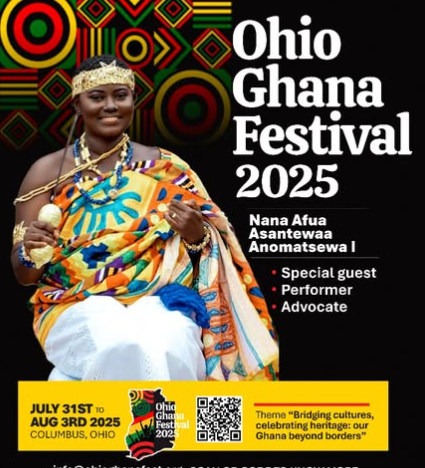 Ohio Ghana Festival 2025: I commend organizers for putting together such brilliant project –  Afua Asantewaa