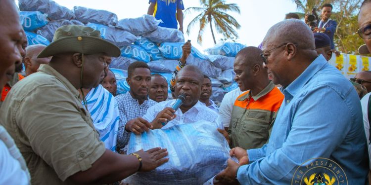 Agbodza, Ibrahim Mahama step in to assist Ketu South tidal wave victims