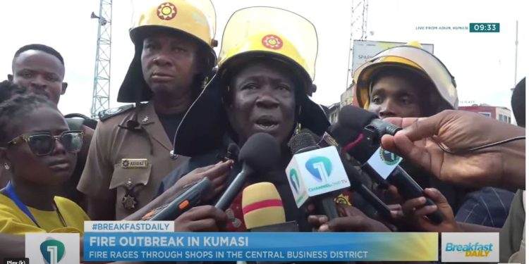 Congestion in Adum market hindering firefighting efforts – Fire Service