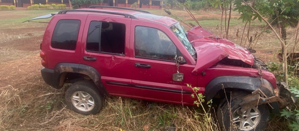 Head-on collision on Berekum-Sampa road leaves 3 in critical condition