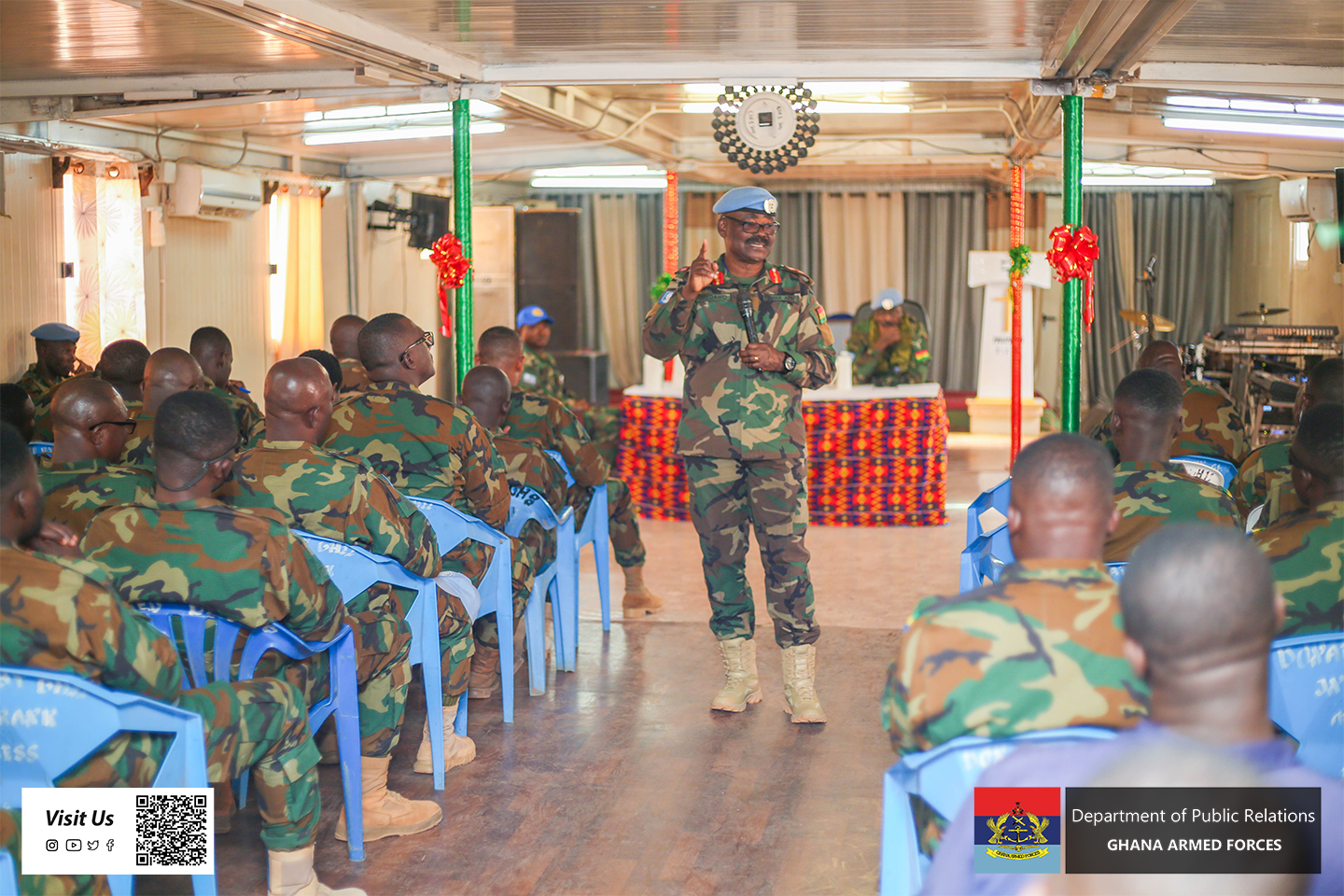 Ghanaian CONTICO pays 4-day working visit to UNMISS Ghana Battalion