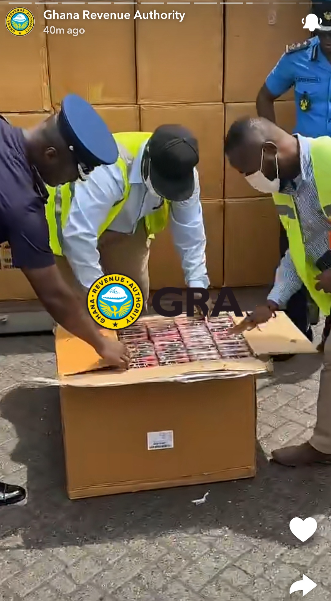 GRA seizes boxes of opioids at Tema Port