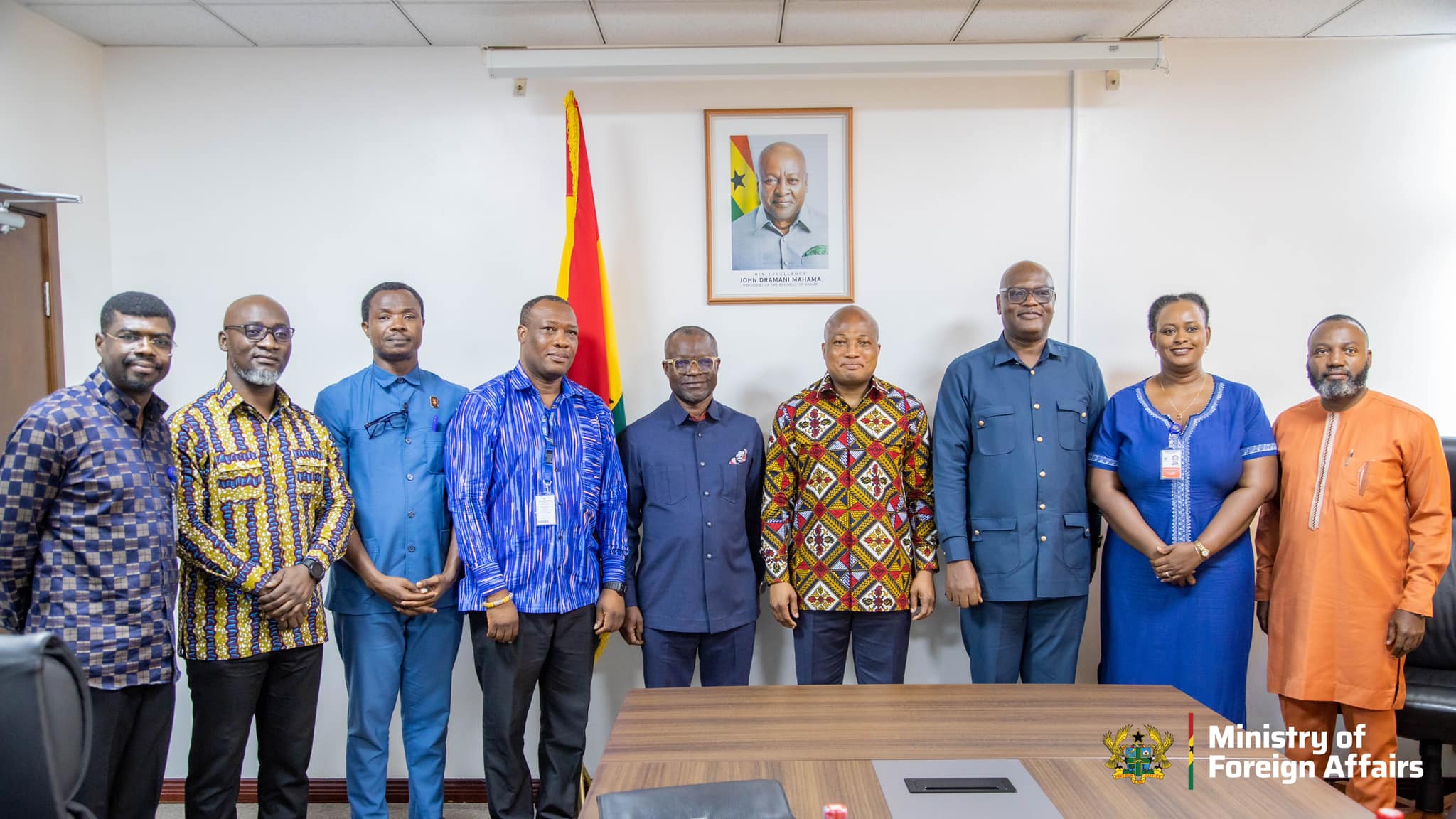 Ablakwa engages heads of GEPA, GIPC, Disapora Office at the Presidency