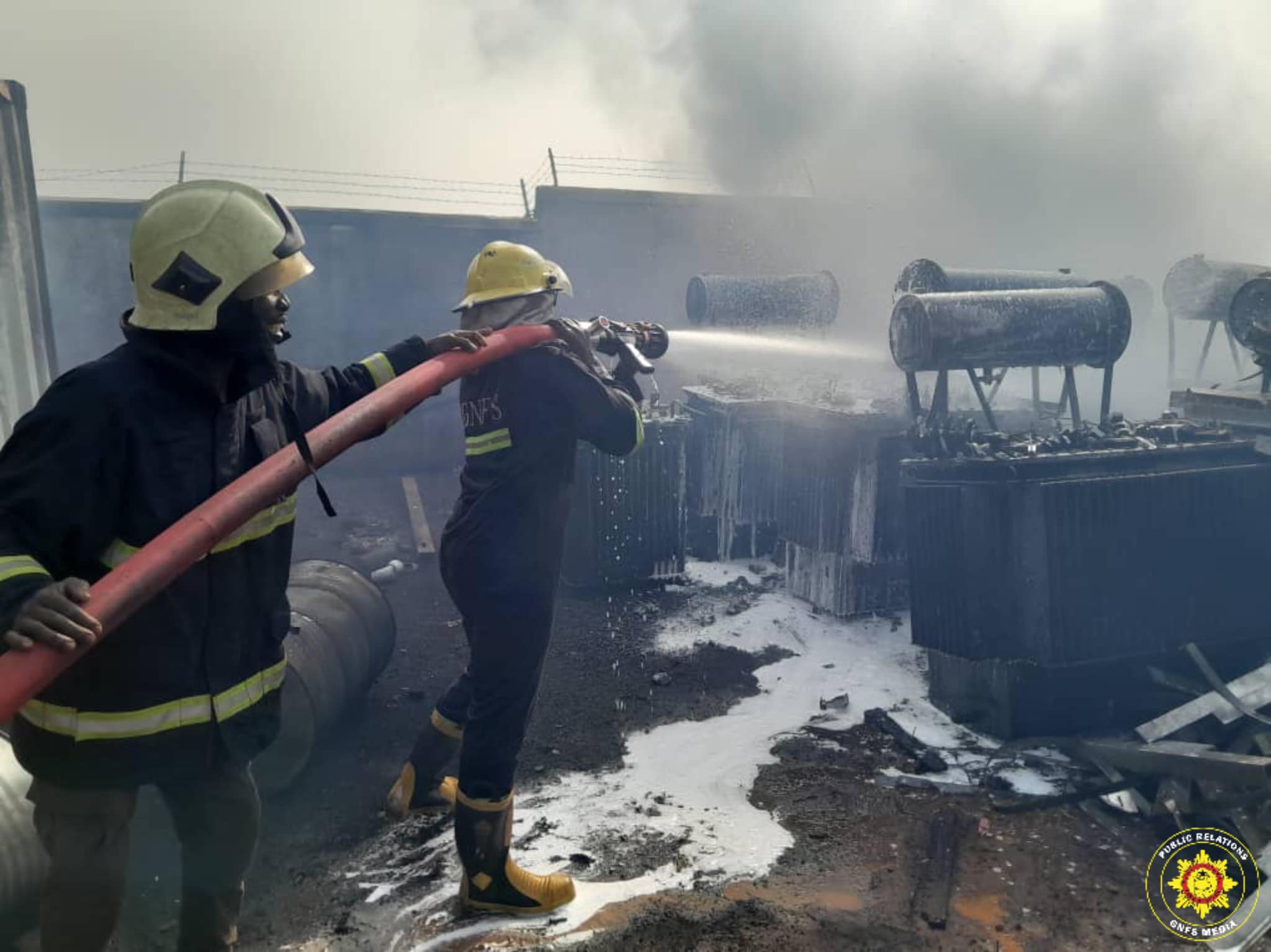 Transformers, high tension cables, meters destroyed in Tamale GRIDCo-NEDCo warehouse fire outbreak