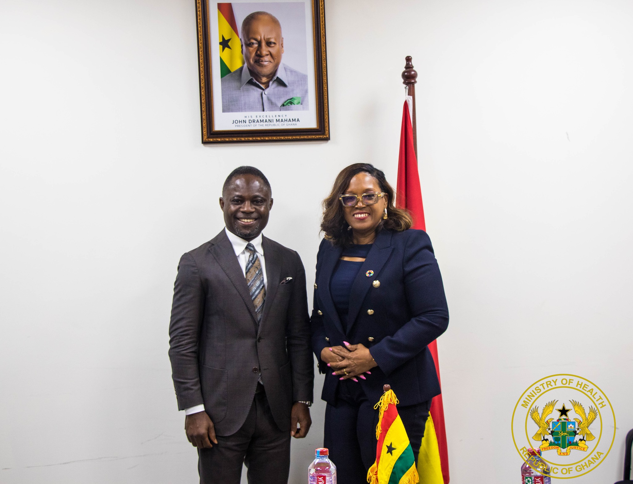 Barbados High Commissioner advocates health training programmes for their nurses in Ghana