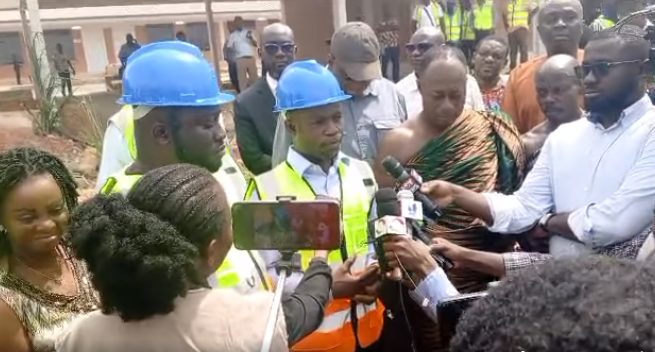 Health Minister visits Agenda 111 sites in Ashanti Region