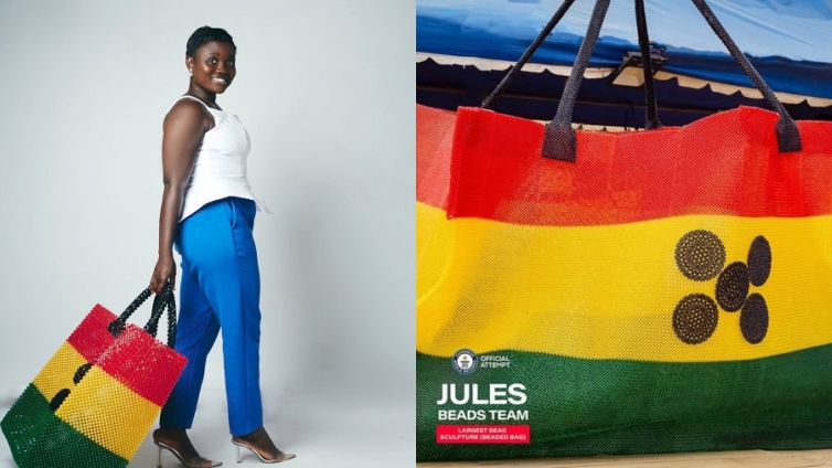 Juliana Gharbin aims for Guinness World Record with giant beaded bag