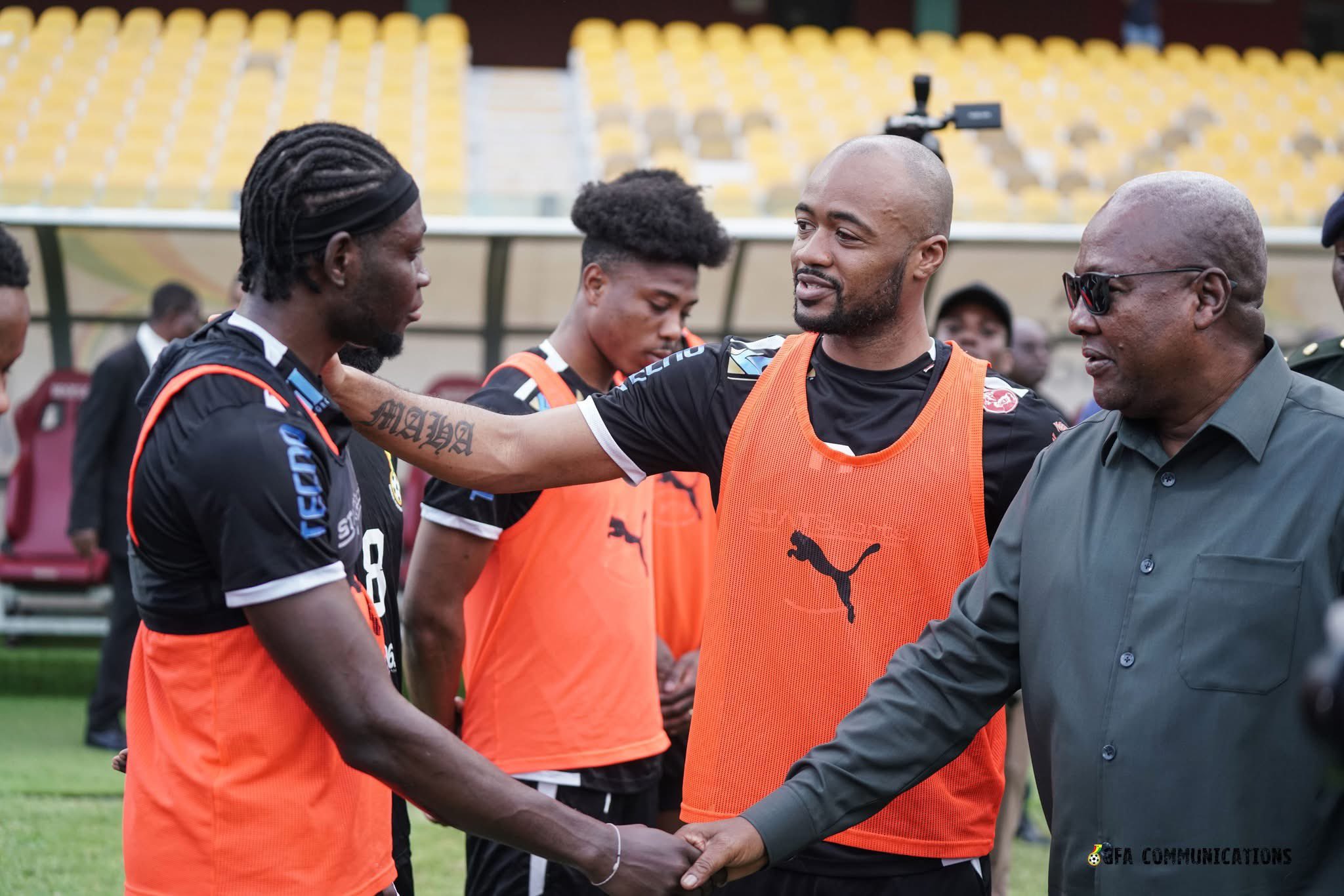 I will brave my heart to watch you – Mahama tells Black Stars players ahead of Chad game