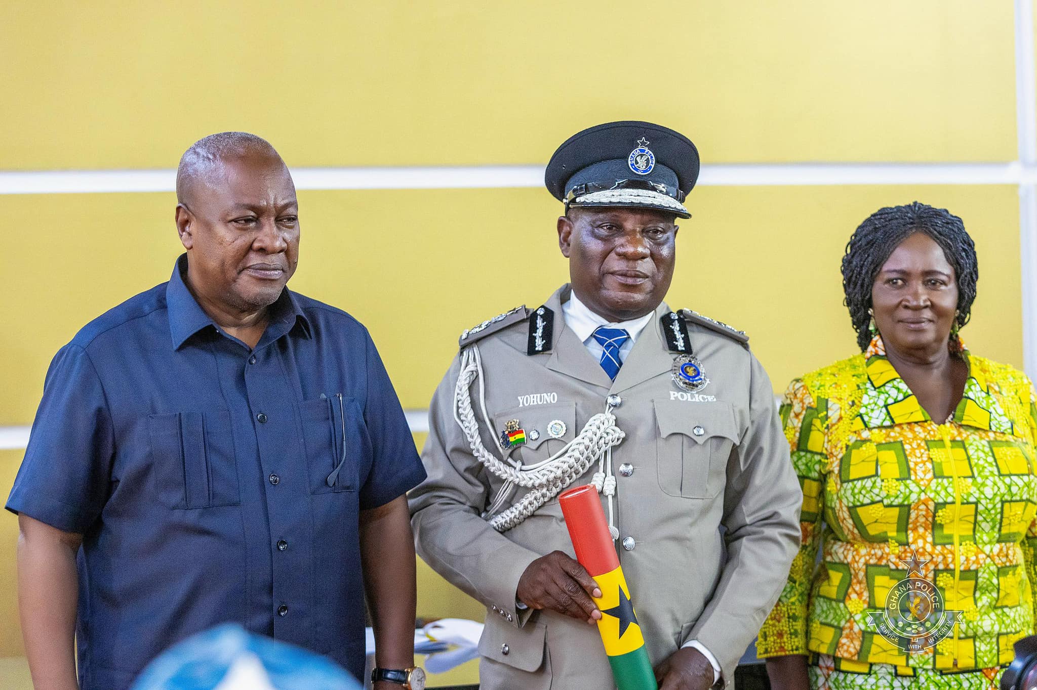 PHOTOS: Mahama swears in 31st IGP, COP Yohuno