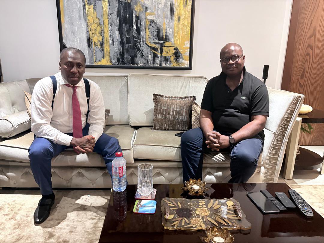 Afenyo-Markin pays visit to ex-BoG Governor after raid at his residence