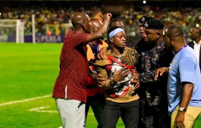 Pitch invader during Ghana-Chad game jailed 100 days