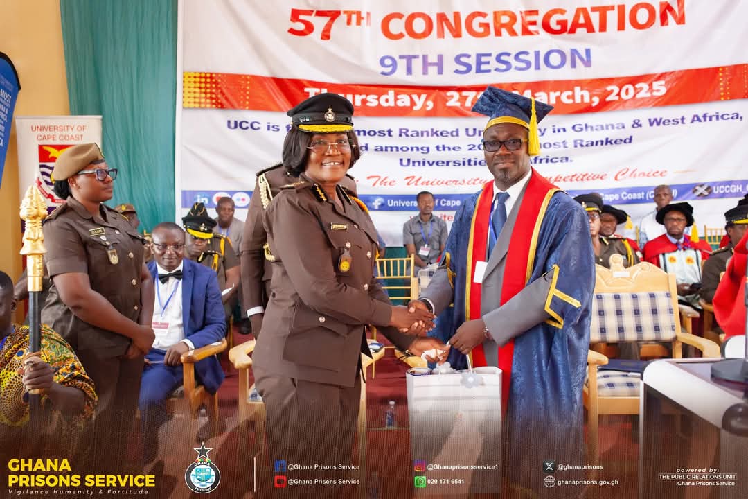 63 Nsawam prison inmates earn UCC degrees under PITEP initiative