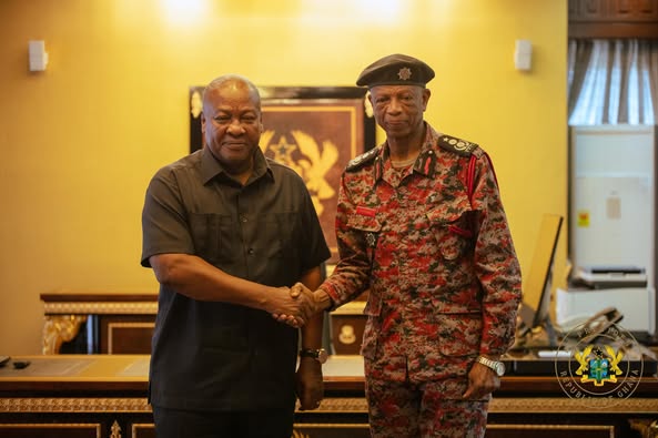 Dampare absent during engagement between Mahama, outgoing security heads