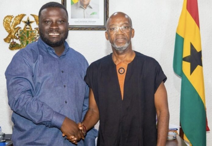 Rex Omar meets Ashanti Regional Minister to discuss Kumasi National Theatre project
