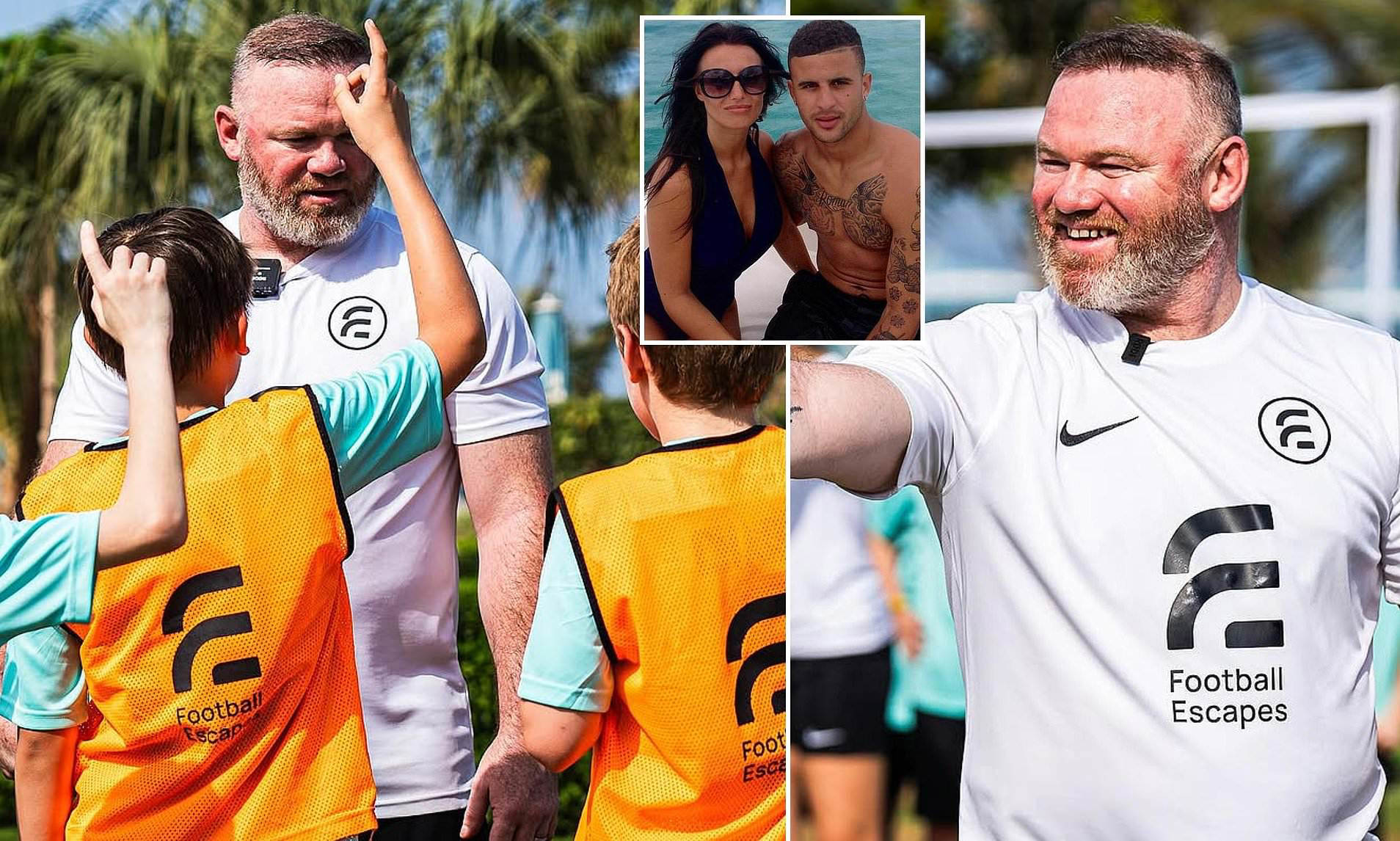 Wayne Rooney steps in to save Kyle Walker’s failing marriage – Source