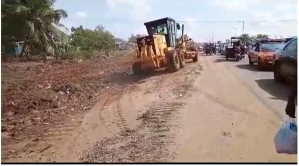 Construction works resume on Tema-Aflao highway
