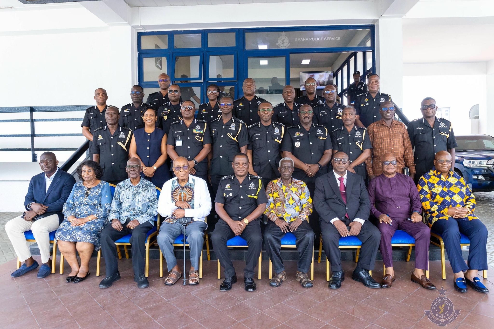 IGP Yohuno engages his predecessors on developing Ghana Police Service