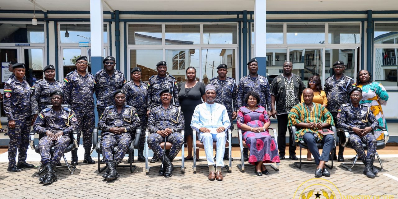 Interior Minister visits agencies under his outfit to boost peace and security in Kumasi