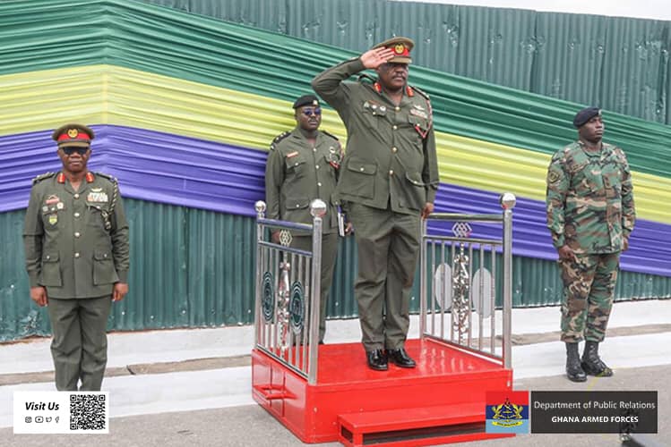 Major General William Agyapong pays maiden visit to Army headquarters