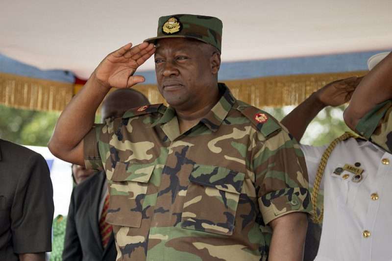 Mahama vows to improve GAF’s conditions of service