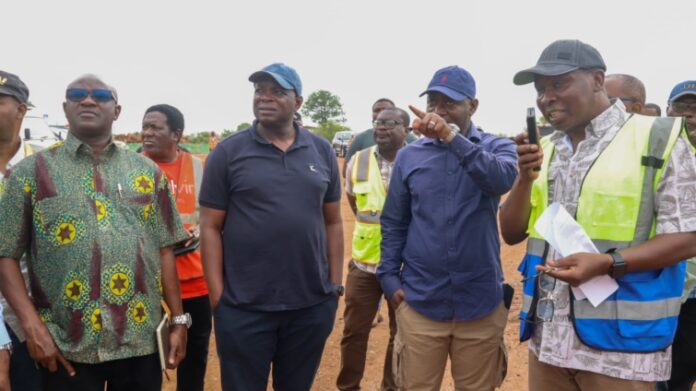 Buipe Bridge under inspection as Minister tours Northern road projects