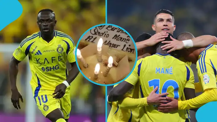 Video: Ronaldo celebrates Sadio Mane’s birthday with cute cream cake