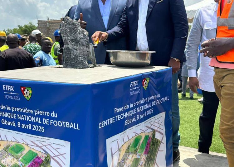 Kurt Okraku joins unveiling of Togo’s new national football technical centre in Lomé