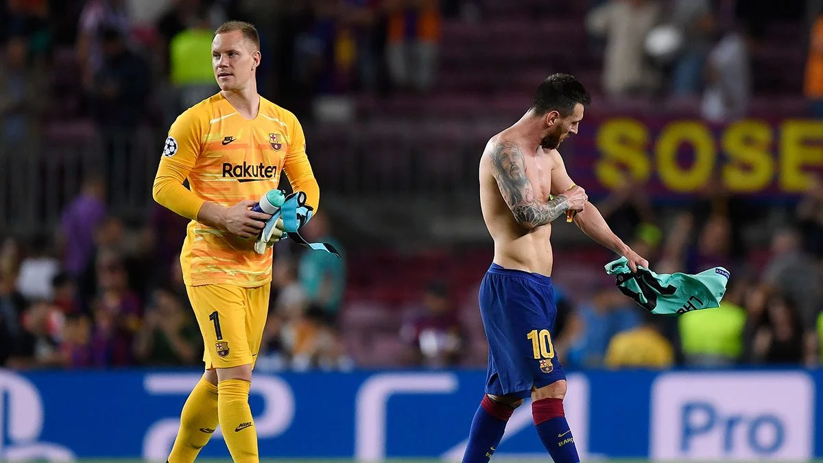 Barça’s keeper Marc-André recounts tense, heartwarming moments with Messi
