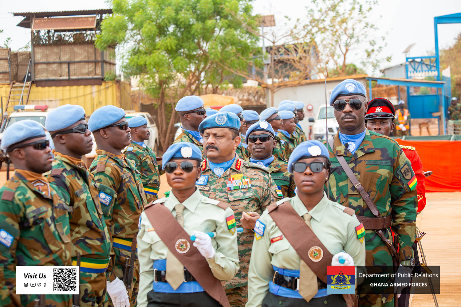 700 Ghanaian contingent personnel with UNMISS receive UN peace medal