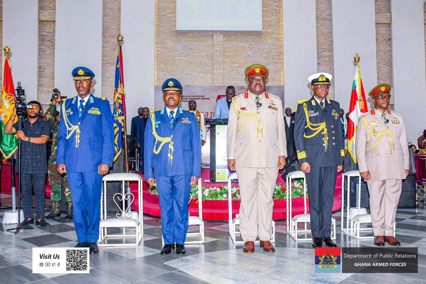 GAF inducts Chief of Defence Staff, other top security officials