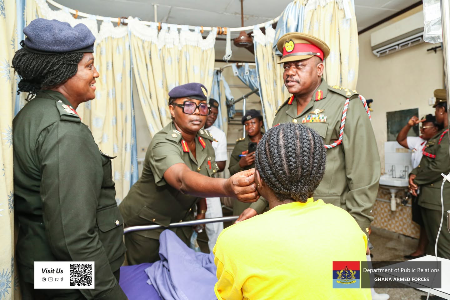 Chief of the Defence Staff engages authorities of 37 Military Hospital