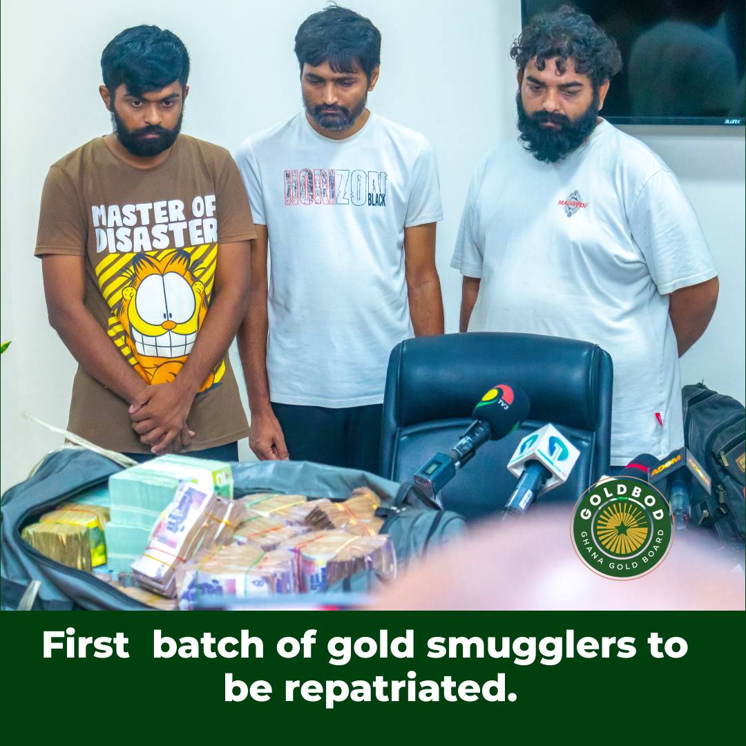 First batch of Indian gold smugglers to be repatriated – GoldBod